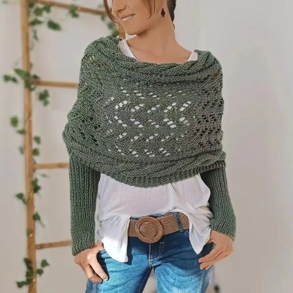 Πλεκτό κασκόλ CozyWrap